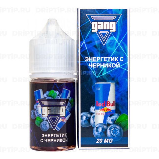 Жидкость Gang Salt - Энергетик с Черникой 