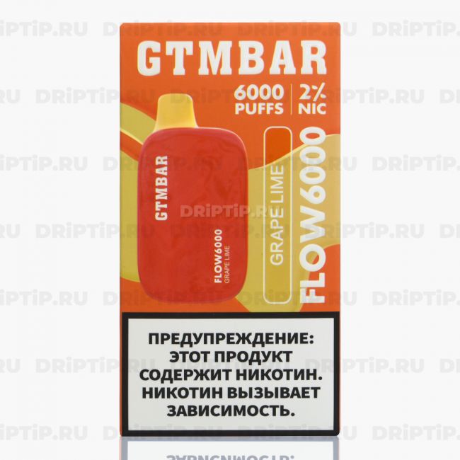 GTM BAR Flow 6000 - Grape Lime