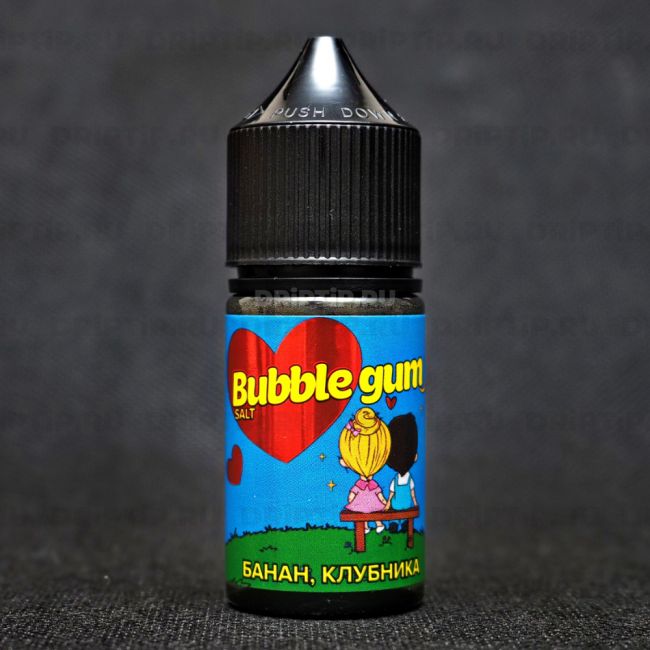 Жидкость Bubble Gum Salt - Банан-Клубника 