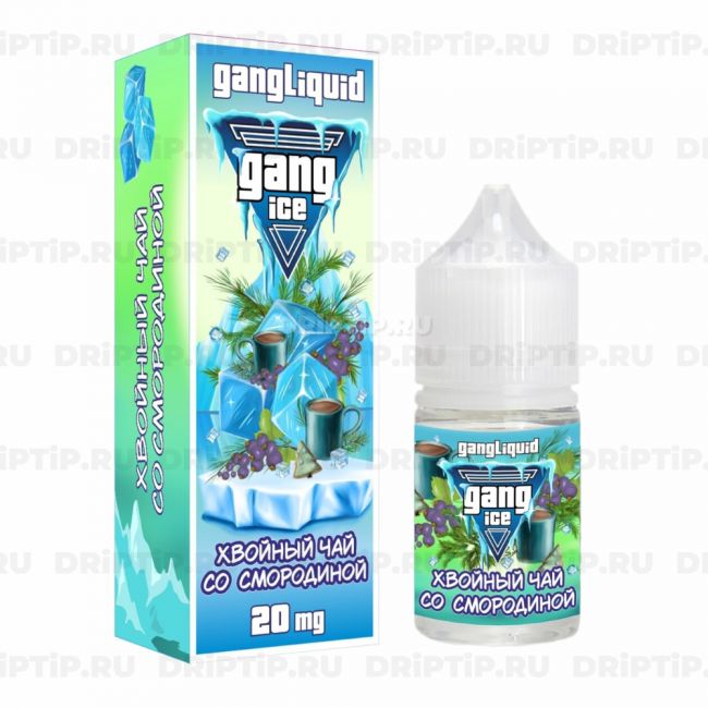 Жидкость Gang Ice Salt - Хвойный Чай Смородина 