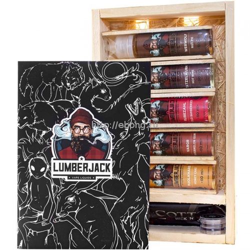 LUMBERJACK Подарочный набор 5шт. по 60мл, 3mg, койл, вата
