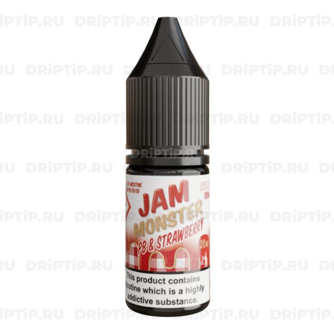 Жидкость Jam Monster Salt - Pb Strawberry 10ml 