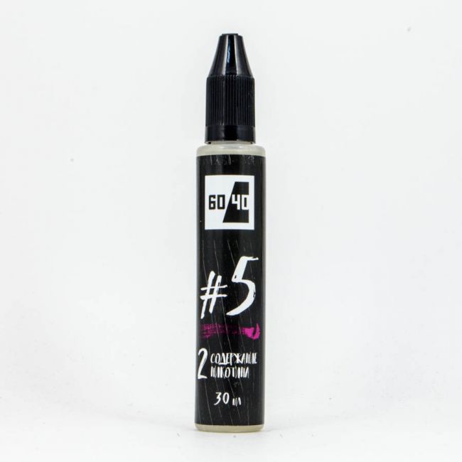 60/40 #5 (киви, грейпфрут, зеленый чай) 60/40 #5 (киви, грейпфрут, зеленый чай)