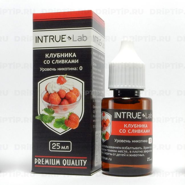 Жидкость Intrue Lab - Клубника со сливками Жидкость Intrue Lab - Клубника со сливками