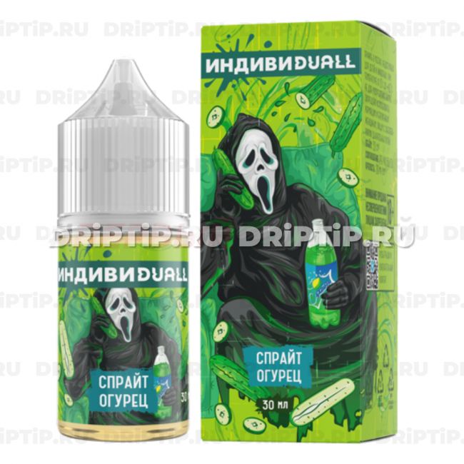 Жидкость ИндивиDUALL Salt - Спрайт Огурец Жидкость ИндивиDUALL Salt - Спрайт Огурец
