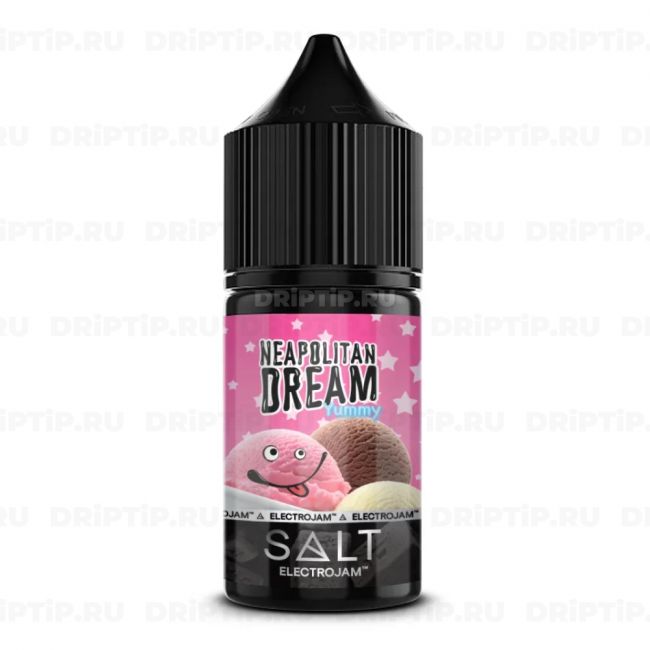 Жидкость Electro Jam Salt - Neapolitan Dream Жидкость Electro Jam Salt - Neapolitan Dream