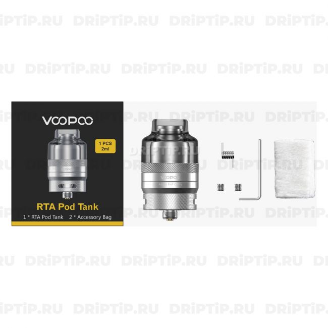 Voopoo PnP RTA Pod Tank - обслуживаемый бак