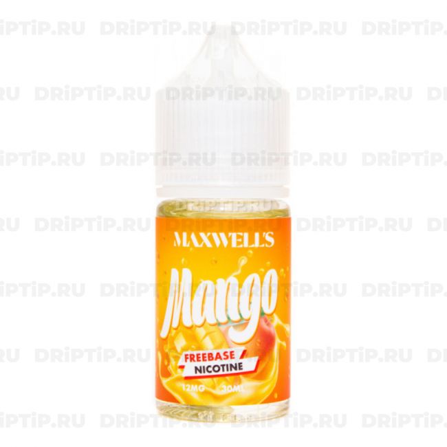 Жидкость Maxwells Freebase - Mango Жидкость Maxwells Freebase - Mango