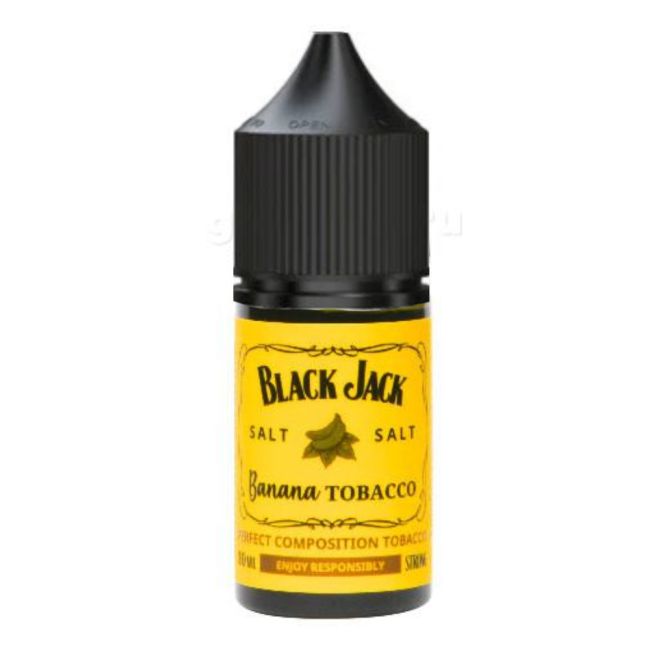 Жидкость Black Jack Salt - Banana Tobacco 