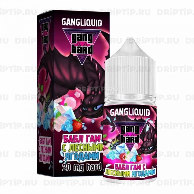 Жидкость Gang Hard Salt - Бабл Гам С Лесными Ягодами Жидкость Gang Hard Salt - Бабл Гам С Лесными Ягодами