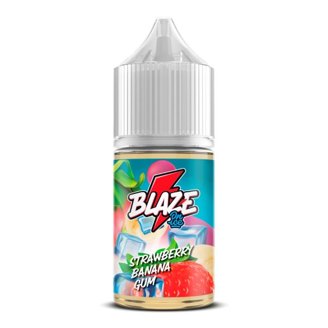 Жидкость Blaze On Ice Salt - Strawberry Banana Gum 