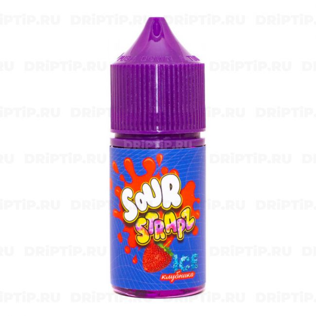 Sour Strapz Ice Sour Salt - Клубника