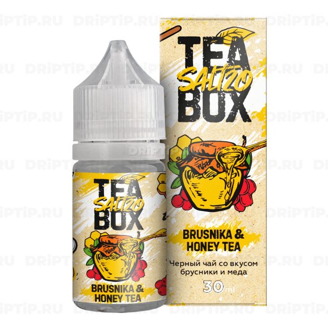 Жидкость Tea Box Salt - Brusnika & Honey Tea Жидкость Tea Box Salt - Brusnika & Honey Tea