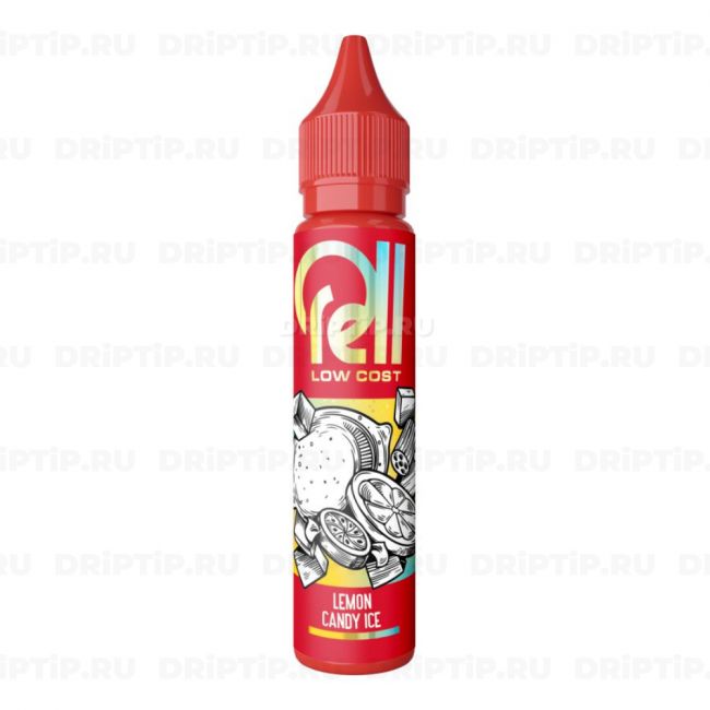 Жидкость Rell Low Cost Salt - Lemon Candy Ice Жидкость Rell Low Cost Salt - Lemon Candy Ice
