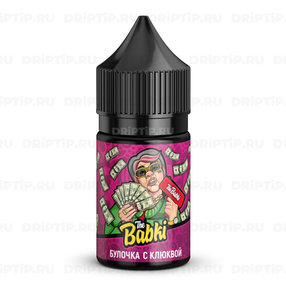 Жидкость The Babki Salt - Булочка с Клюквой