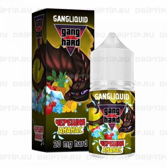 Жидкость Gang Hard Salt - Черешня Ананас Жидкость Gang Hard Salt - Черешня Ананас