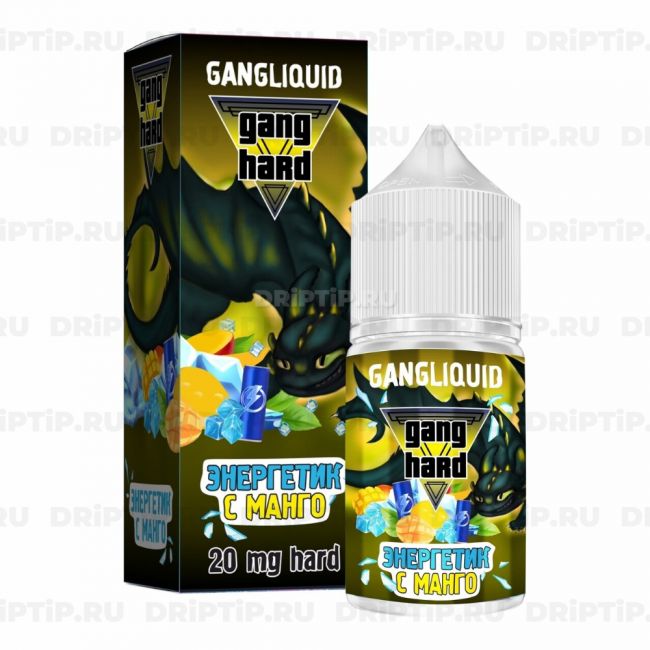 Жидкость Gang Hard Salt - Энергетик С Манго Жидкость Gang Hard Salt - Энергетик С Манго