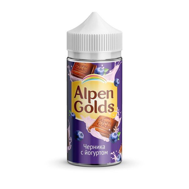 ALPEN GOLDS Мол. шоколад с черникой и йогуртом 3mg 100ml