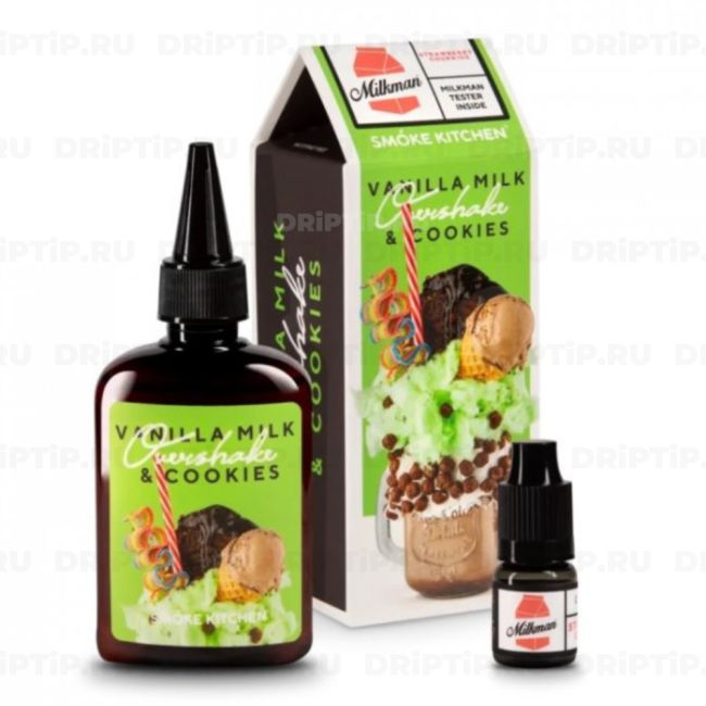 Жидкость Overshake - Vanilla Milk & Cookies Жидкость Overshake - Vanilla Milk & Cookies