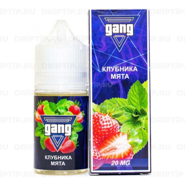 Жидкость Gang Salt - Клубника Мята 