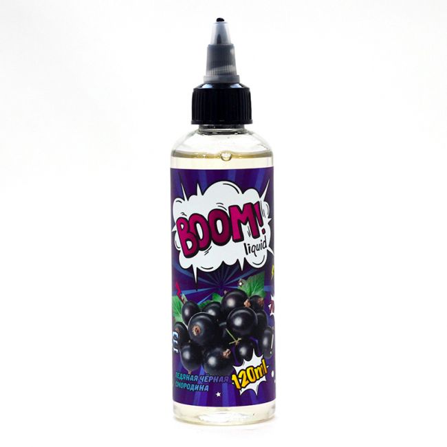 Boom! Ледяная черная смородина 3 mg, 120 ml