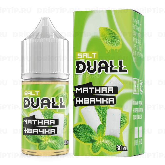 Жидкость Duall Salt - Мятная Жвачка Жидкость Duall Salt - Мятная Жвачка