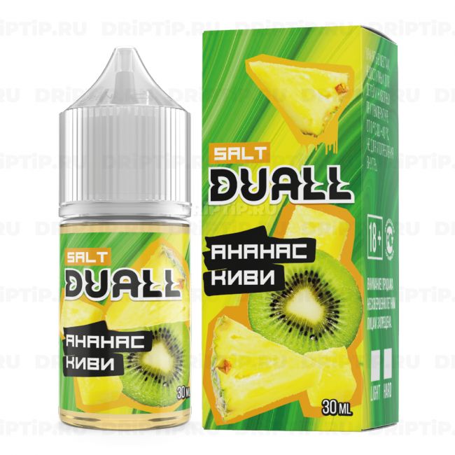 Жидкость Duall Salt - Ананас Киви Жидкость Duall Salt - Ананас Киви