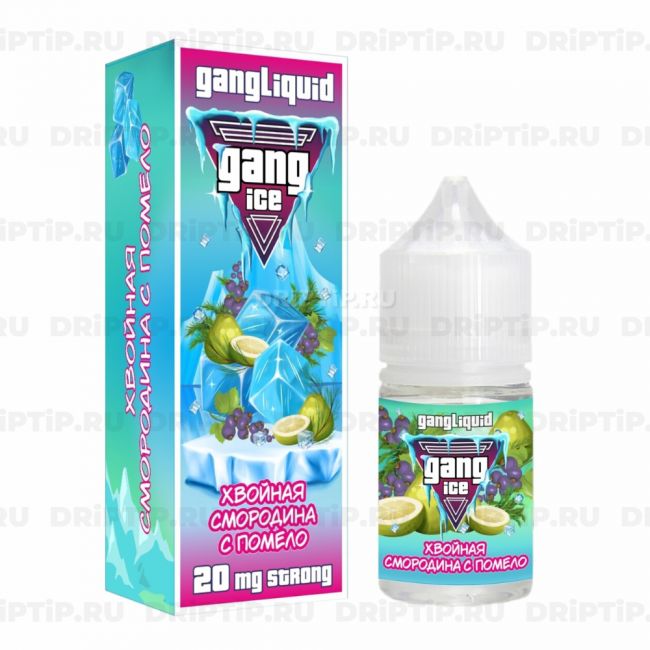 Жидкость Gang Ice Salt - Хвойная Смородина С Помело Жидкость Gang Ice Salt - Хвойная Смородина С Помело
