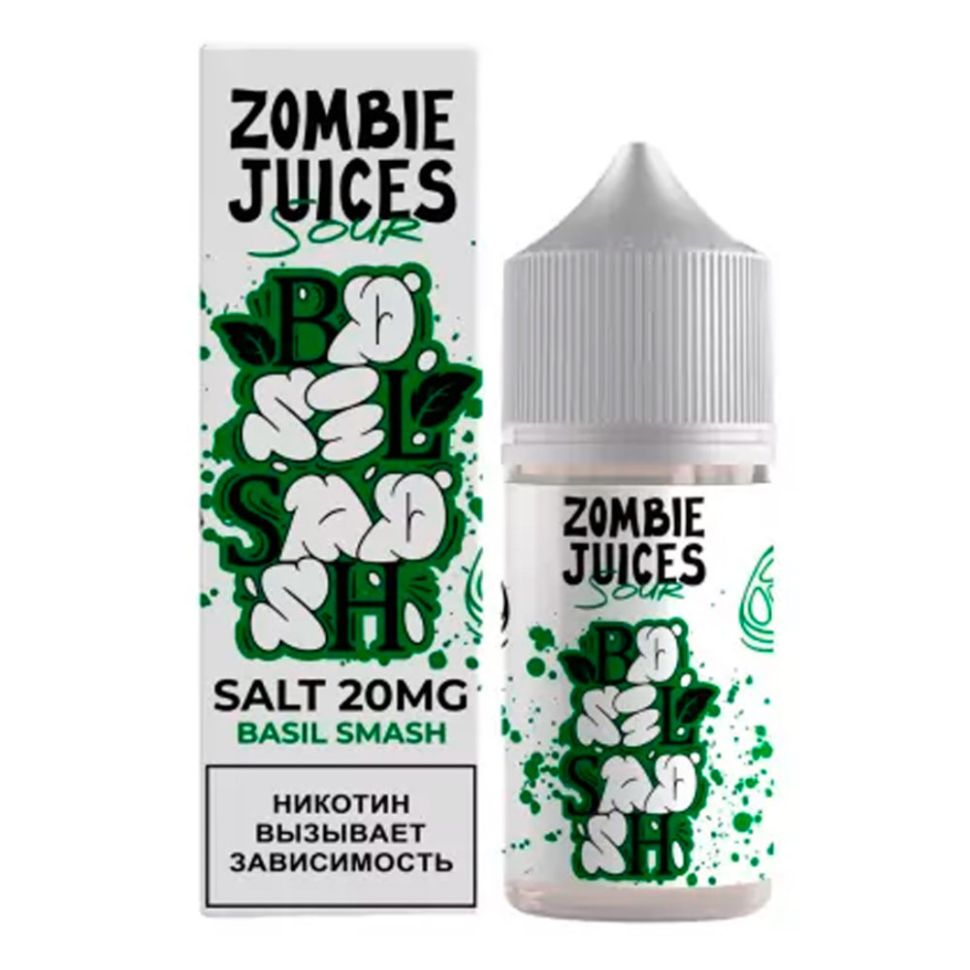 Жидкость Zombie Juices Sour - Базилик Смэш 