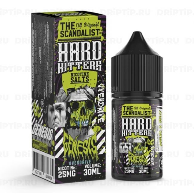 Жидкость The Scandalist Hard Hitters Salt - Genesis Overdrive 