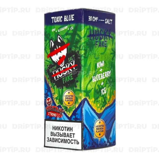 Жидкость Husky Import Fake Salt - Toxic Blue Жидкость Husky Import Fake Salt - Toxic Blue