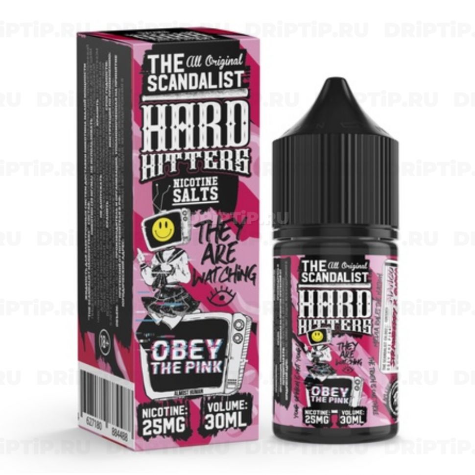 Жидкость The Scandalist Hard Hitters Salt - Obey The Pink