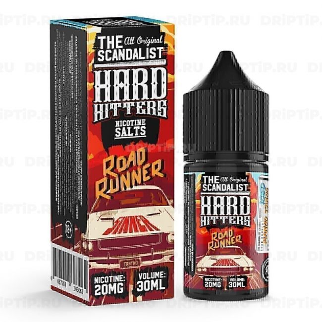 Жидкость The Scandalist Hard Hitters Salt - Road Runner 