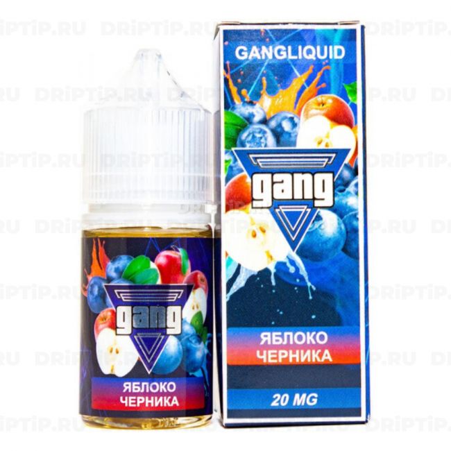 Жидкость Gang Salt - Яблоко Черника Жидкость Gang Salt - Яблоко Черника
