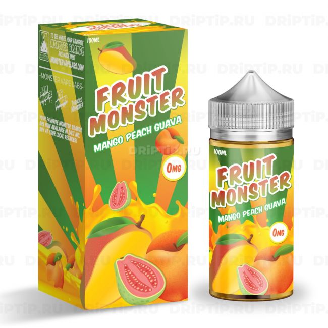 Жидкость Fruit Monster - Mango Peach Guava Жидкость Fruit Monster - Mango Peach Guava