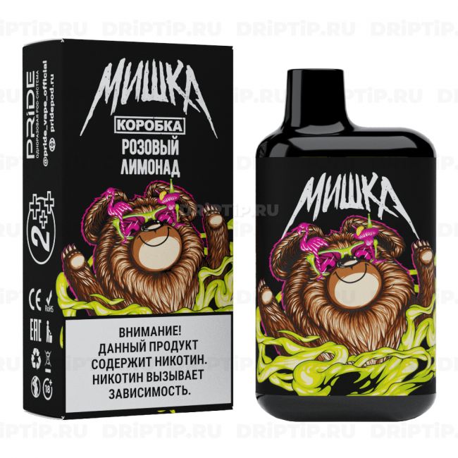 Pride Мишка 4000 - Розовый Лимонад