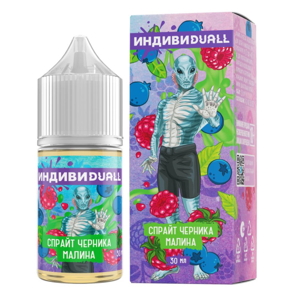Жидкость ИндивиDUALL Salt - Спрайт Черника Малина