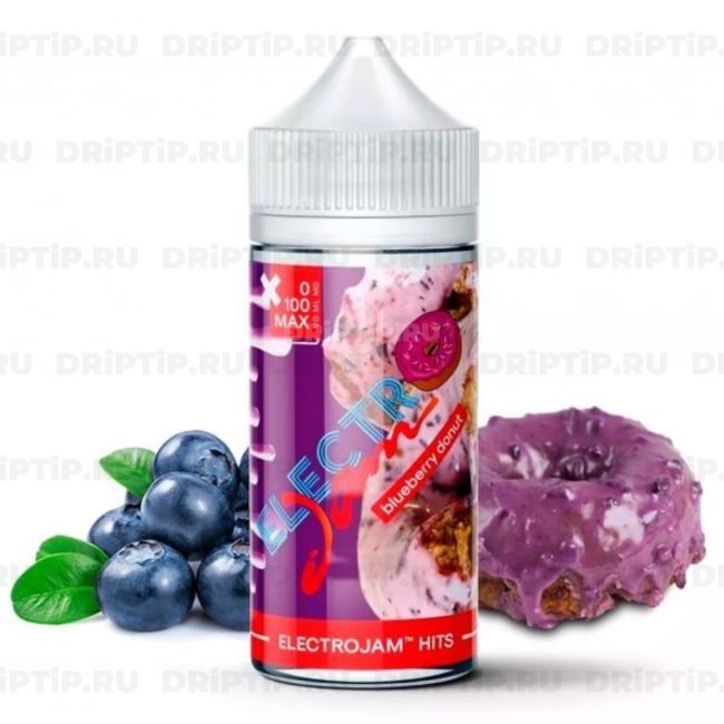 Жидкость Electro Jam - Blueberry Donut Жидкость Electro Jam - Blueberry Donut