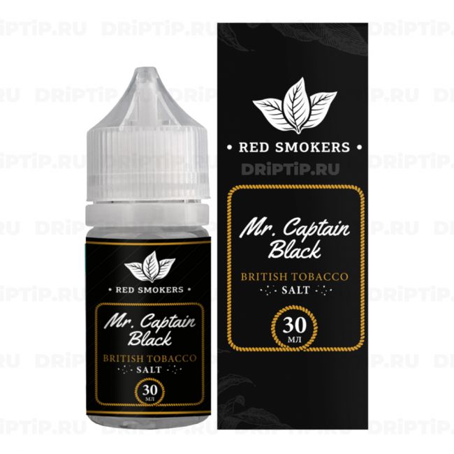 Жидкость Mr. Captain Black Salt - British Tobacco Жидкость Mr. Captain Black Salt - British Tobacco