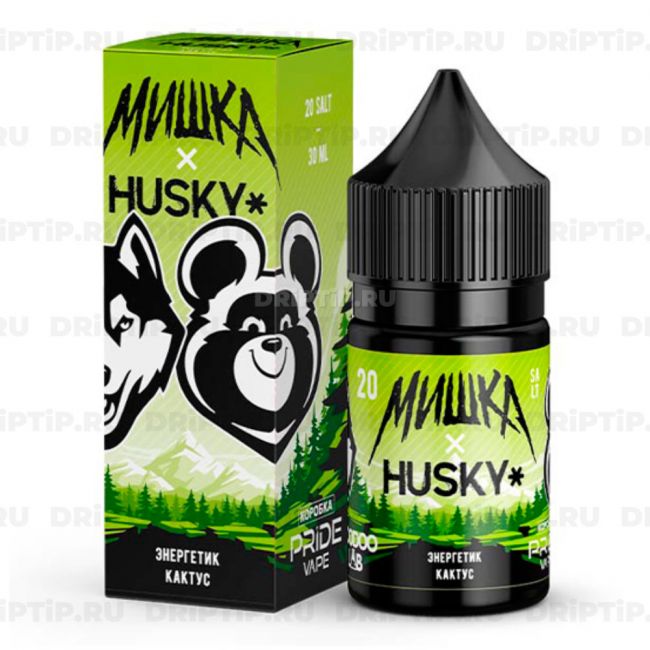 Жидкость МИШКА х HUSKY Salt - Энергетик Кактус Жидкость МИШКА х HUSKY Salt - Энергетик Кактус