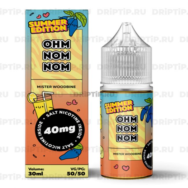 Ohm nom nom Summer Salt - Mister Woodbine Ohm nom nom Summer Salt - Mister Woodbine