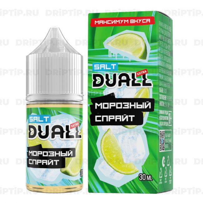Жидкость Duall Salt Extra - Морозный Спрайт Жидкость Duall Salt Extra - Морозный Спрайт