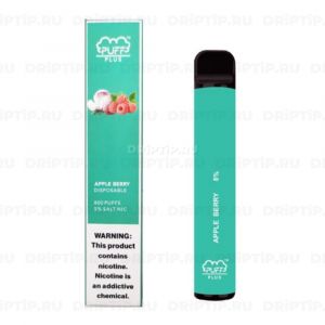 Одноразовая электронная сигарета Puff Bar Plus - Яблоко Малина Одноразовая электронная сигарета Puff Bar Plus - Яблоко Малина