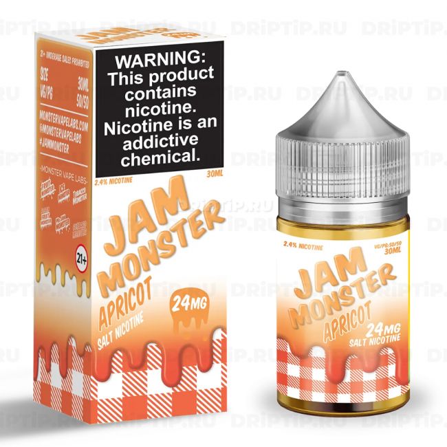 Жидкость Jam Monster Salt - Apricot Жидкость Jam Monster Salt - Apricot