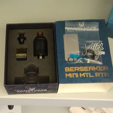 Berserker MINI MTL (клон) 22mm RTA черный - обслуживаемый бак