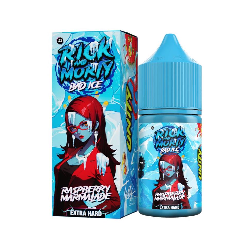 Жидкость Rick and Morty Salt Bad Ice - Малиновый Мармелад 