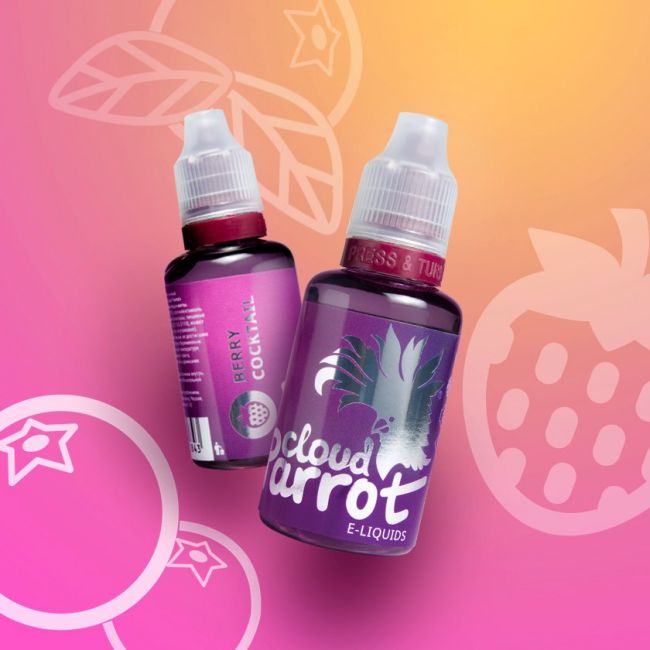 Жидкость CLOUD PARROT 30ml Berry Cocktail 3mg Жидкость CLOUD PARROT 30ml Berry Cocktail 3mg