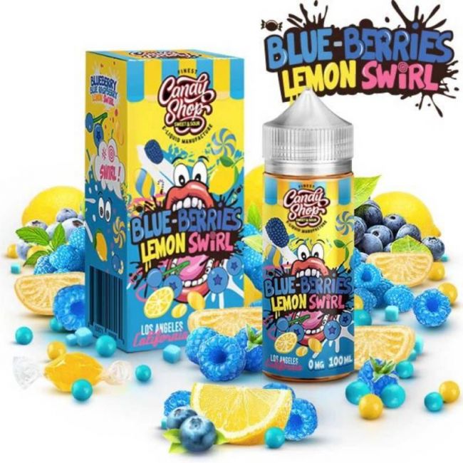 CANDY SHOP Blue Berries Lemon Swirl 3mg, 100ml CANDY SHOP Blue Berries Lemon Swirl 3mg, 100ml