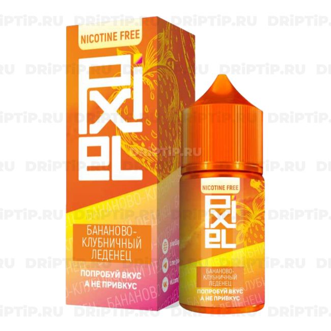 Жидкость Pixel Zero - Бананово - Клубничный Леденец / Срок годности до 01.08.25 