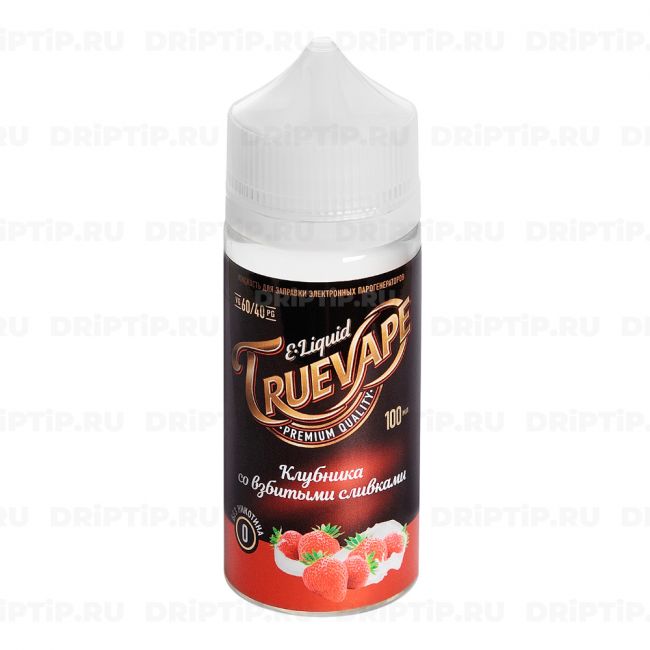 Жидкость Truevape - Клубника со взбитыми сливками 
